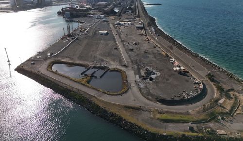 Aerial shot - Port Kembla